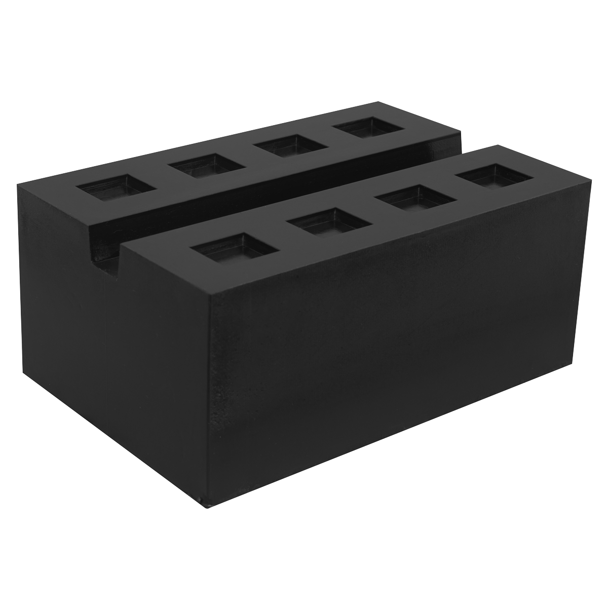 Slotted Rubber Support Block for Viking Jacking Beams 80mm SJBEX.A03