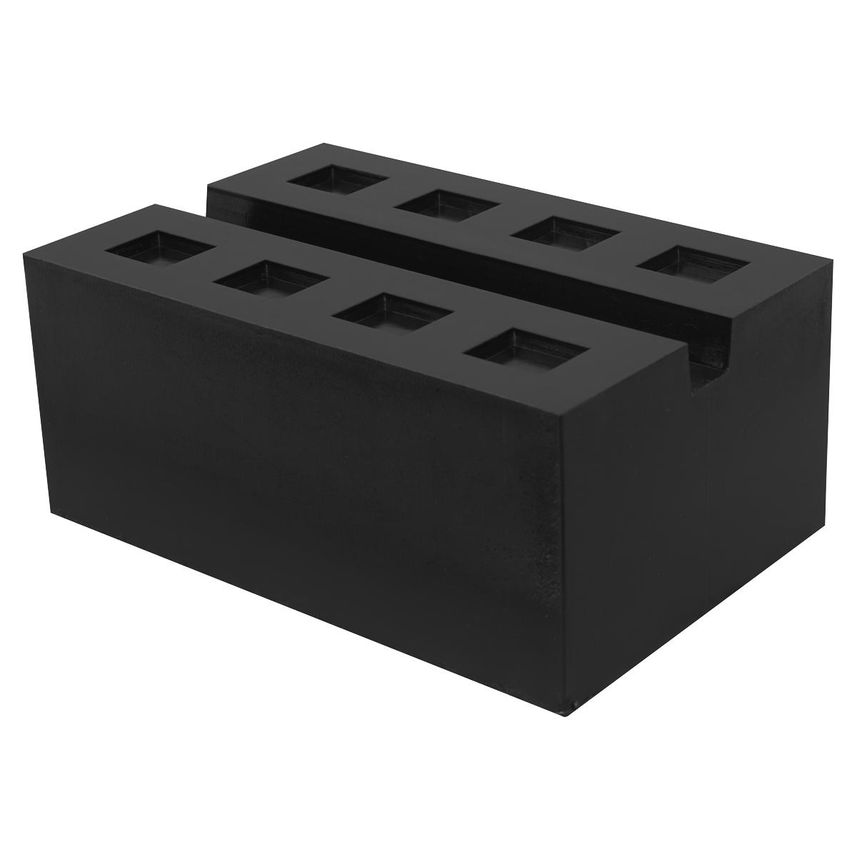 Slotted Rubber Support Block for Viking Jacking Beams 80mm SJBEX.A03