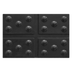 Cross Slotted Rubber Support for Viking Jacking Beams 82mm SJBEX.A05