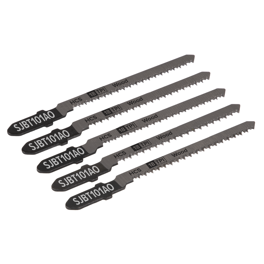 Jigsaw Blade for Hard Wood 83mm 18tpi - Pack of 5 SJBT101AO