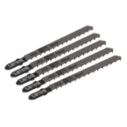 Jigsaw Blade for Hard Wood 100mm 10tpi - Pack of 5 SJBT101B