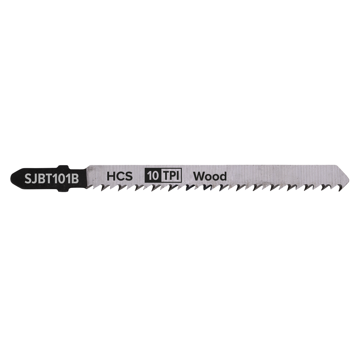 Jigsaw Blade for Hard Wood 100mm 10tpi - Pack of 5 SJBT101B