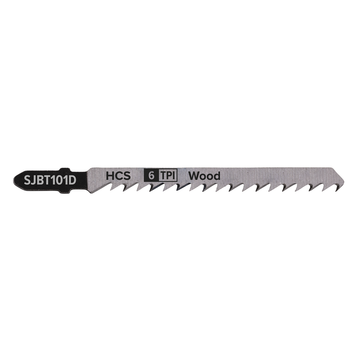 Jigsaw Blade for Hard Wood 100mm 6tpi - Pack of 5 SJBT101D