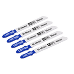 Jigsaw Blade for Metal 75mm 12tpi - Pack of 5 SJBT118BF