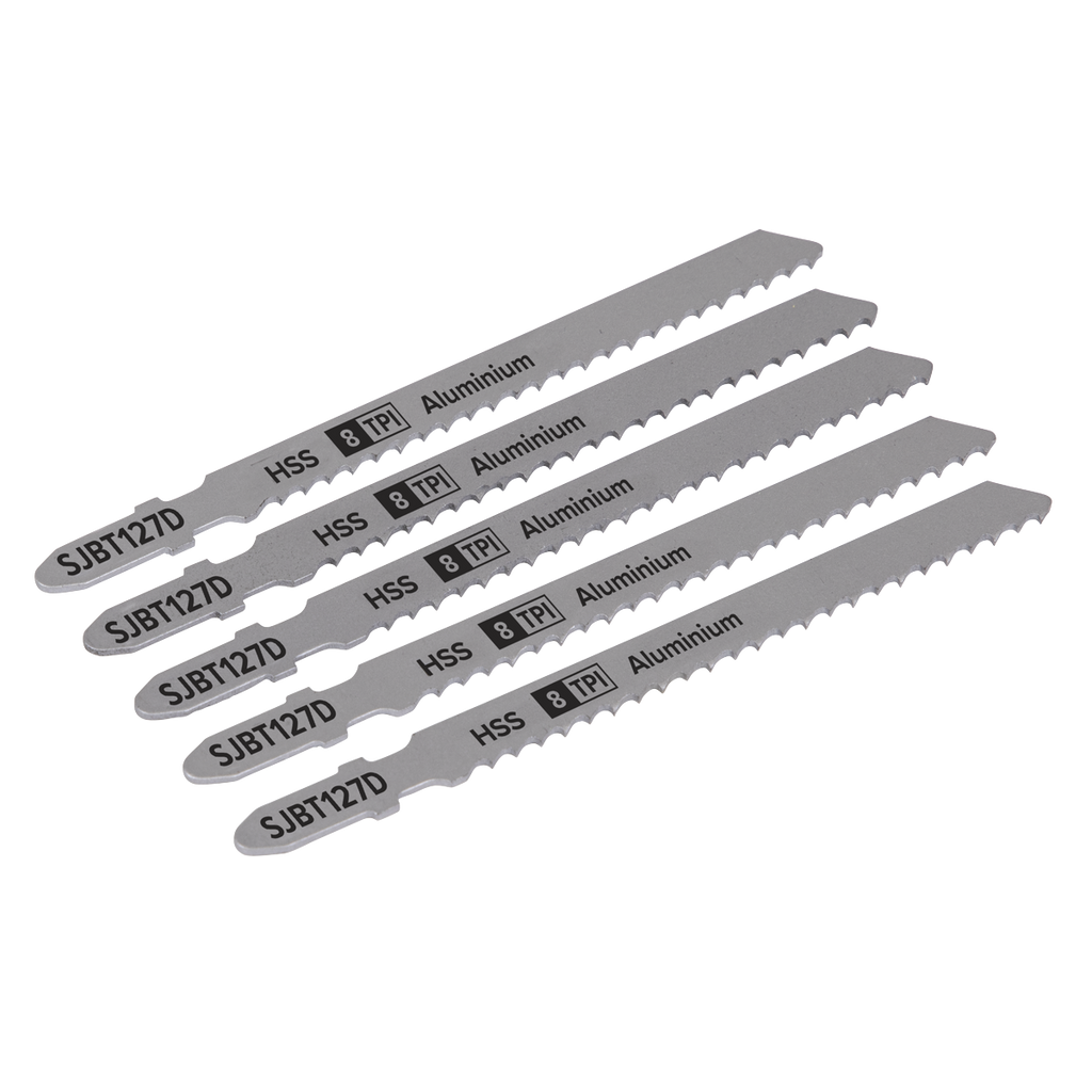 Jigsaw Blade for Aluminium 100mm 8tpi - Pack of 5 SJBT127D