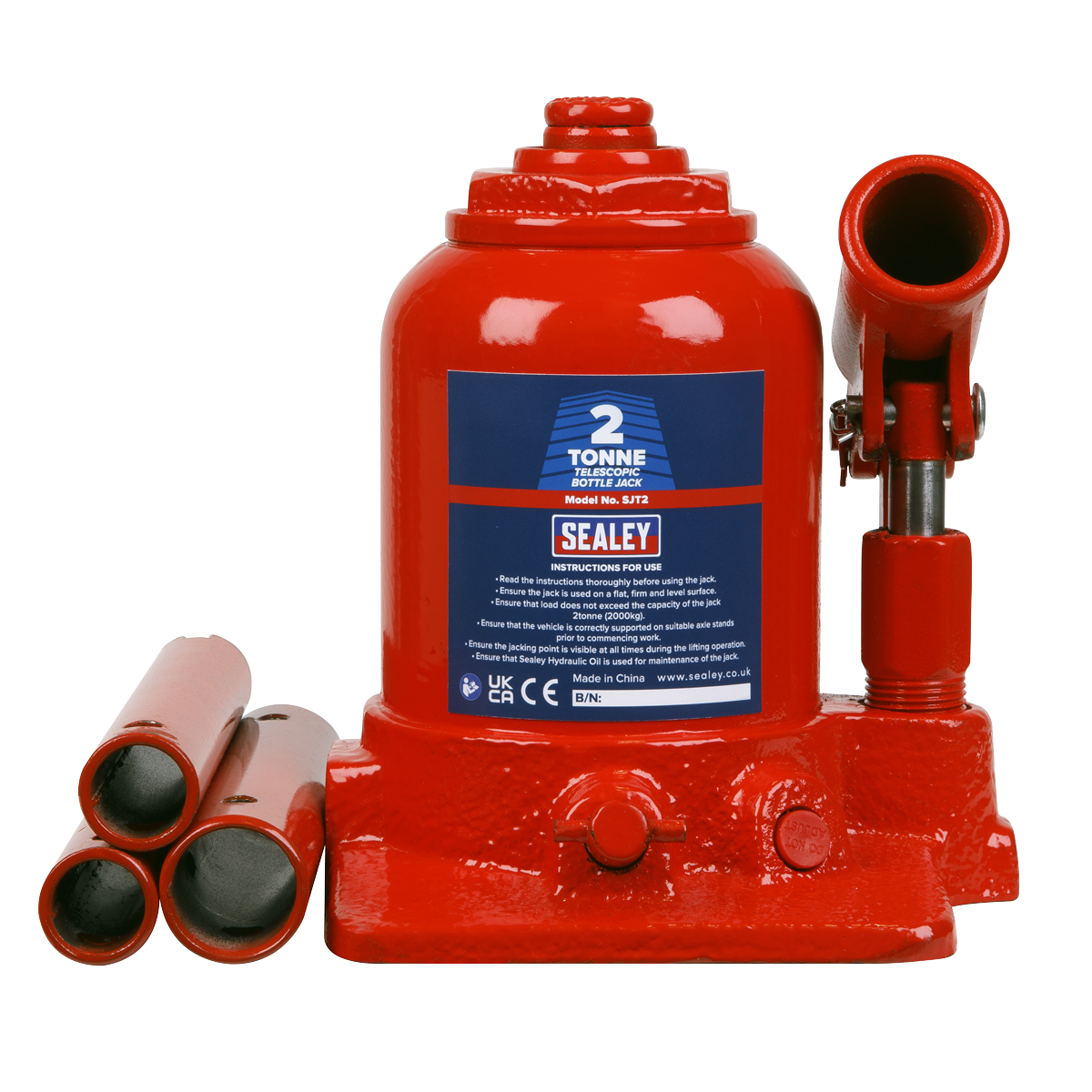Telescopic Bottle Jack 2 Tonne SJT2