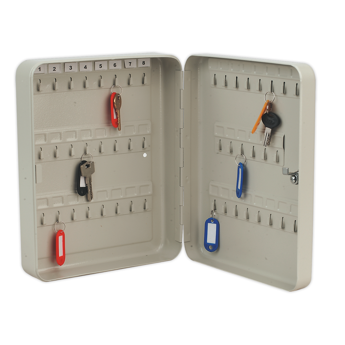 Key Cabinet with 45 Key Tags SKC45