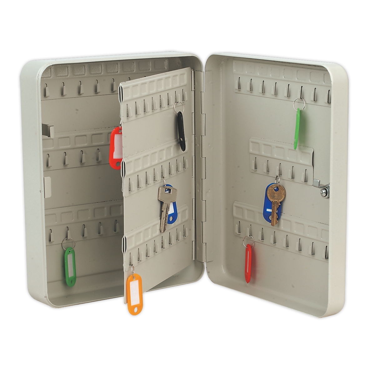 Key Cabinet with 93 Key Tags SKC93