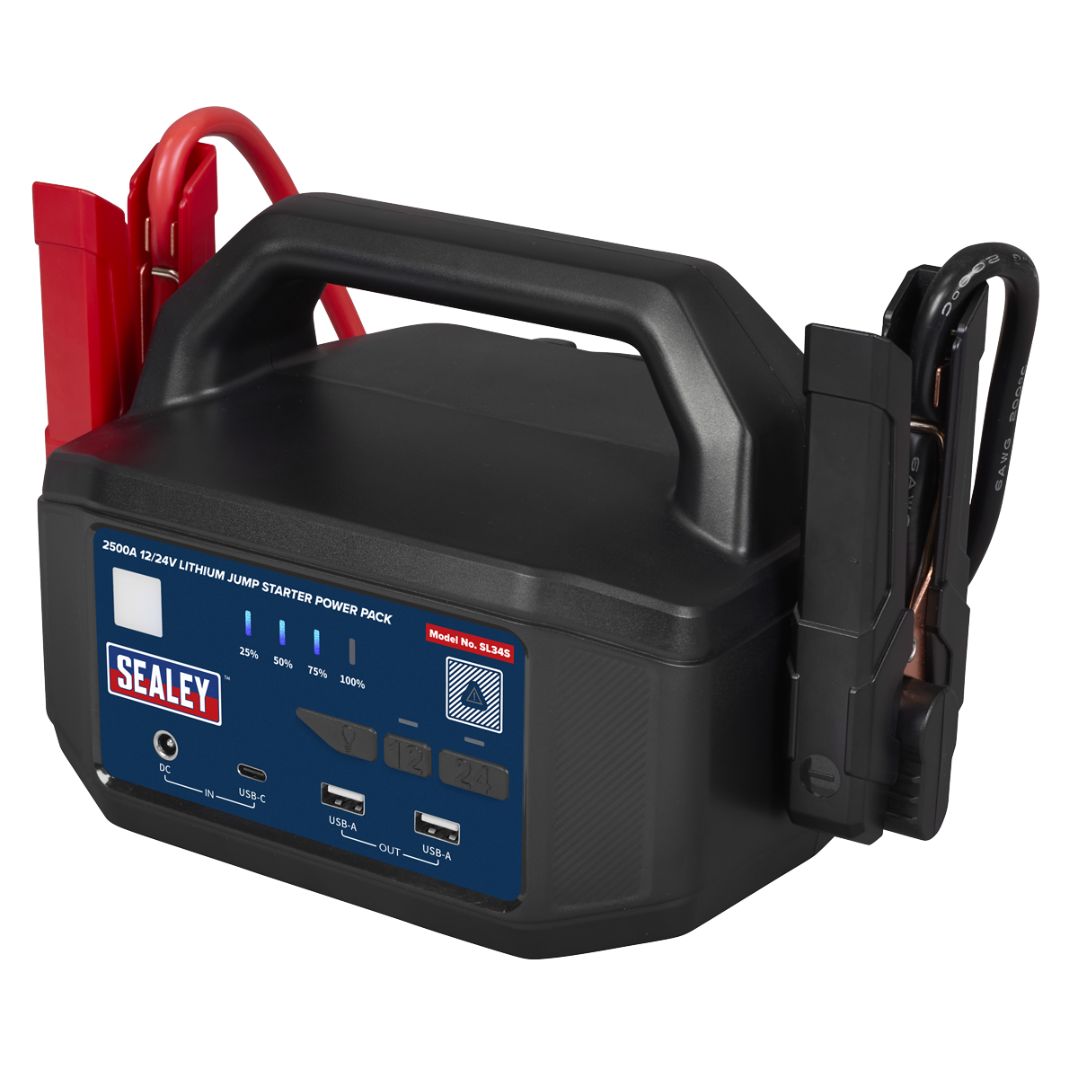 12/24V Lithium Jump Starter Power Pack 2500A SL34S