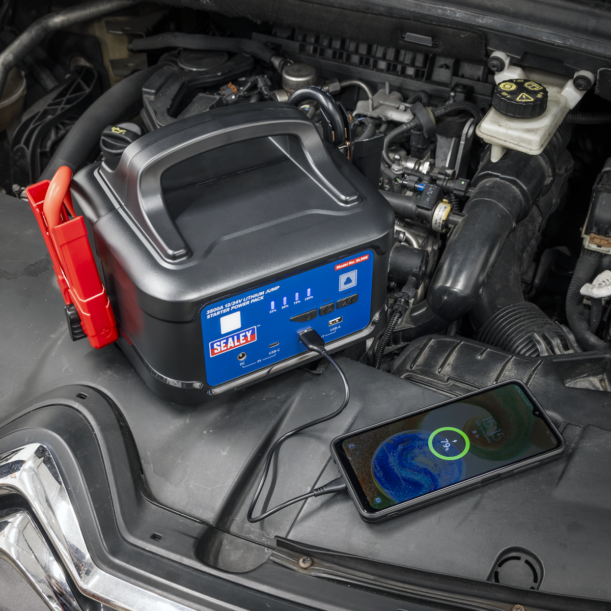 12/24V Lithium Jump Starter Power Pack 3500A SL36S