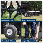 48" Tow Behind Plug Aerator SLA48T