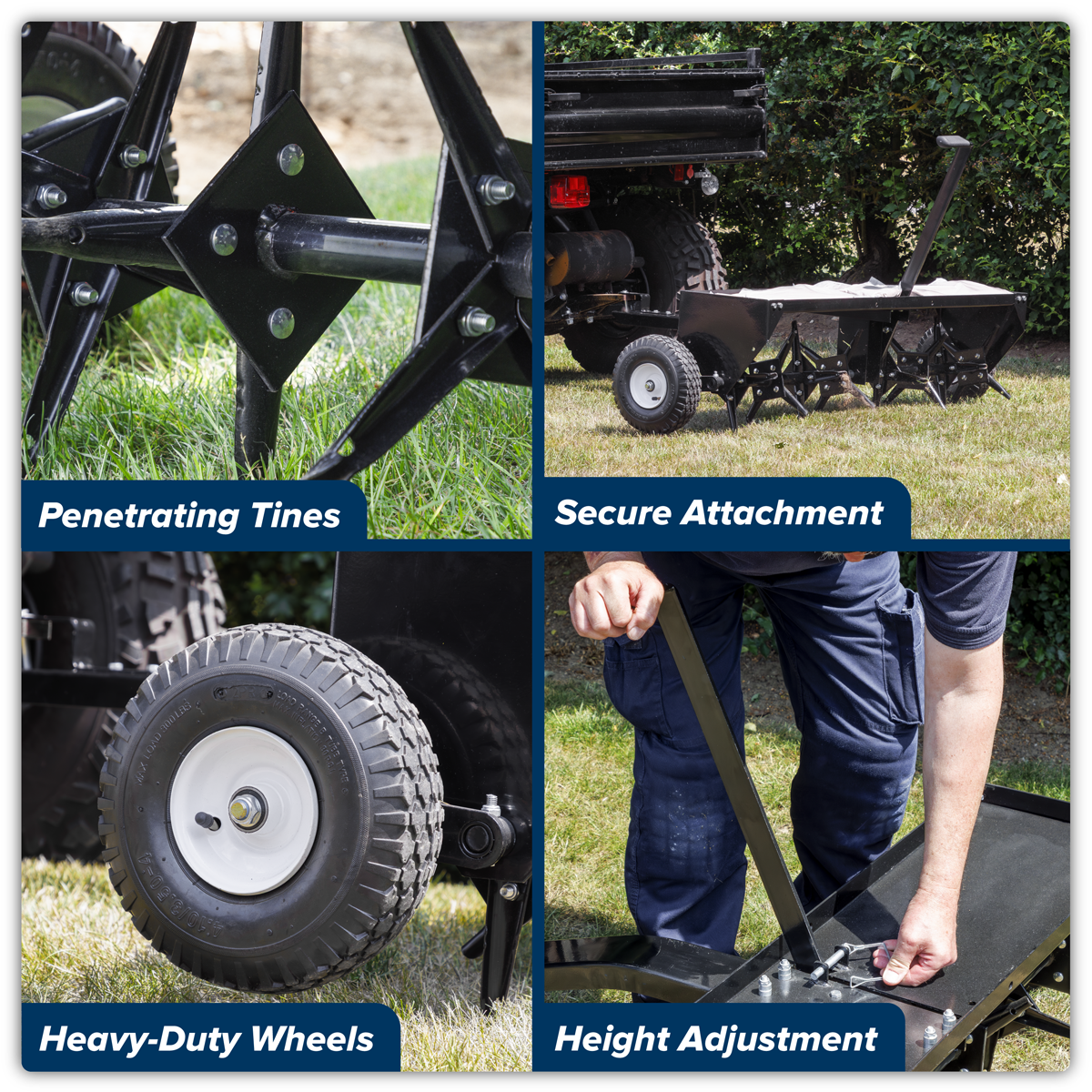 48" Tow Behind Plug Aerator SLA48T