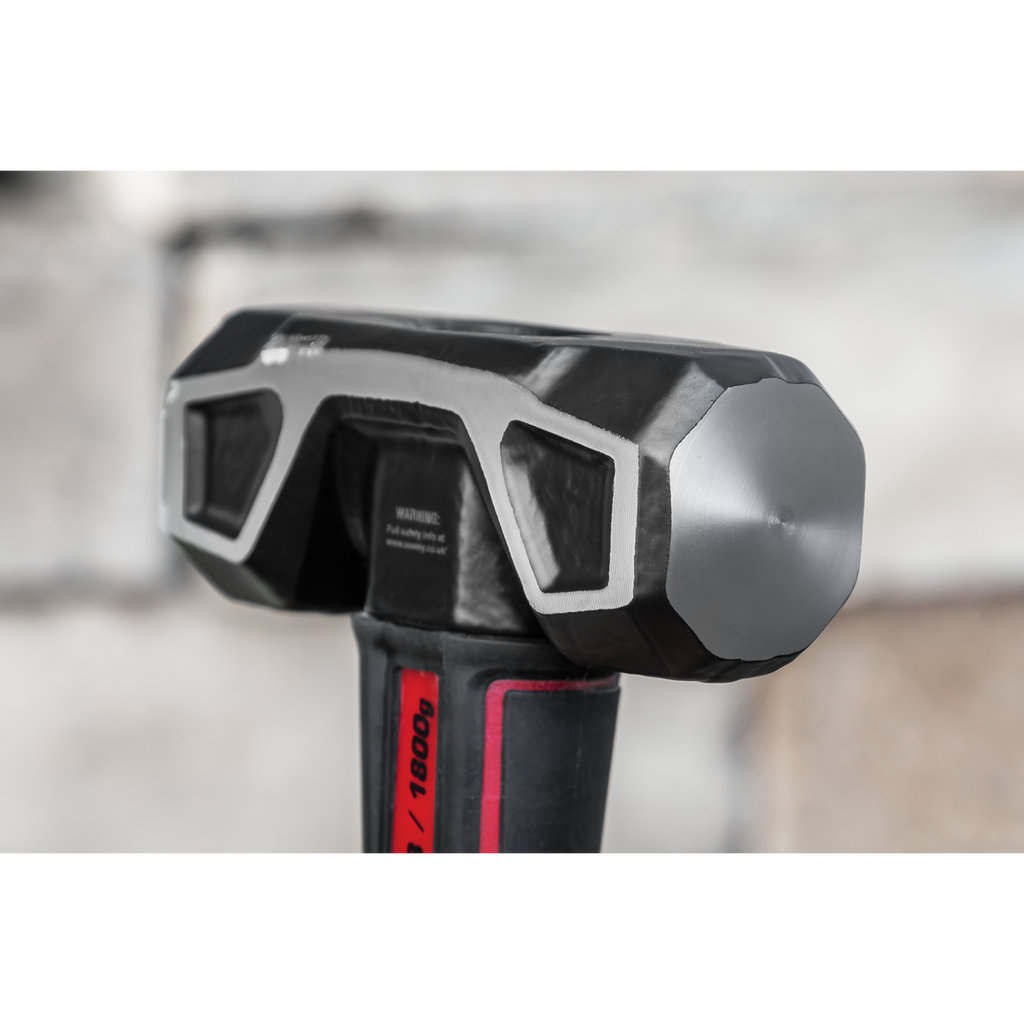 Short Handle Sledge Hammer with Fibreglass Shaft 4lb SLHG04