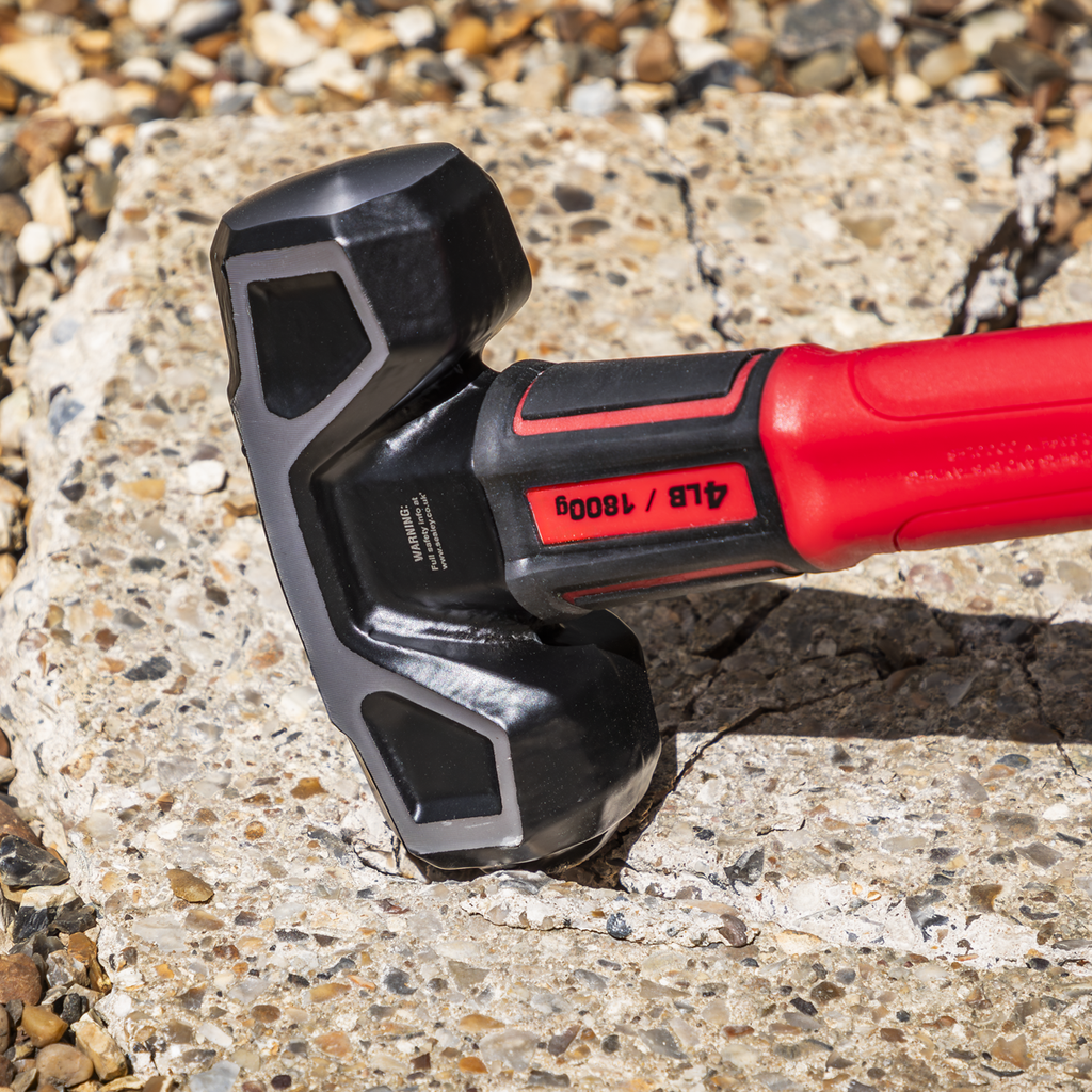 Short Handle Sledge Hammer with Fibreglass Shaft 4lb SLHG04