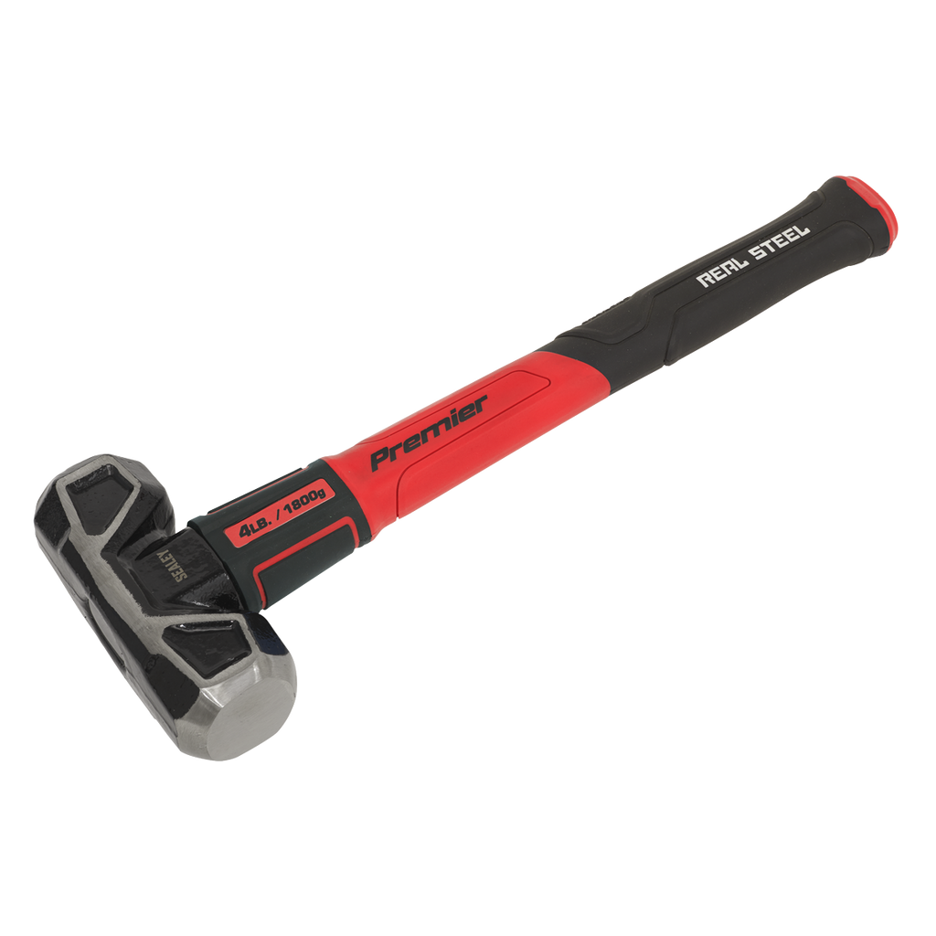 Short Handle Sledge Hammer with Fibreglass Shaft 4lb SLHG04