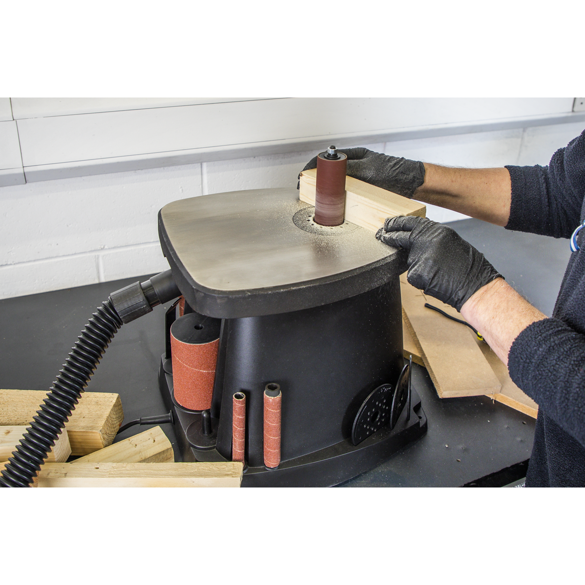 Oscillating Spindle/Bobbin Sander 450W/230V SM1200