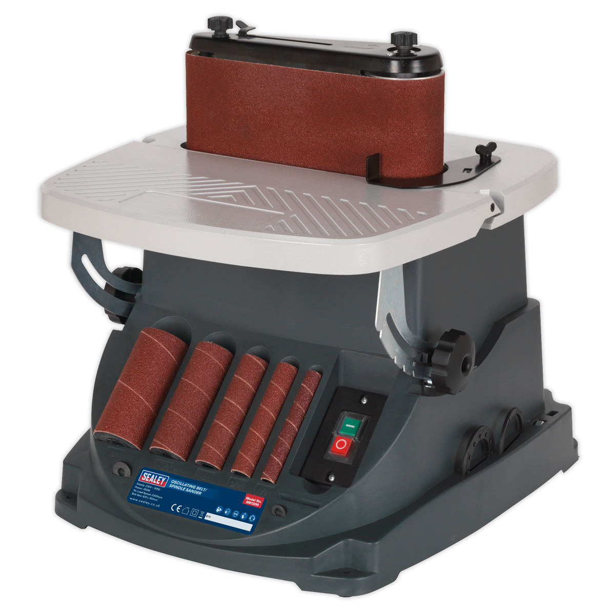 Oscillating Belt & Spindle/Bobbin Sander 450W/230V SM1300