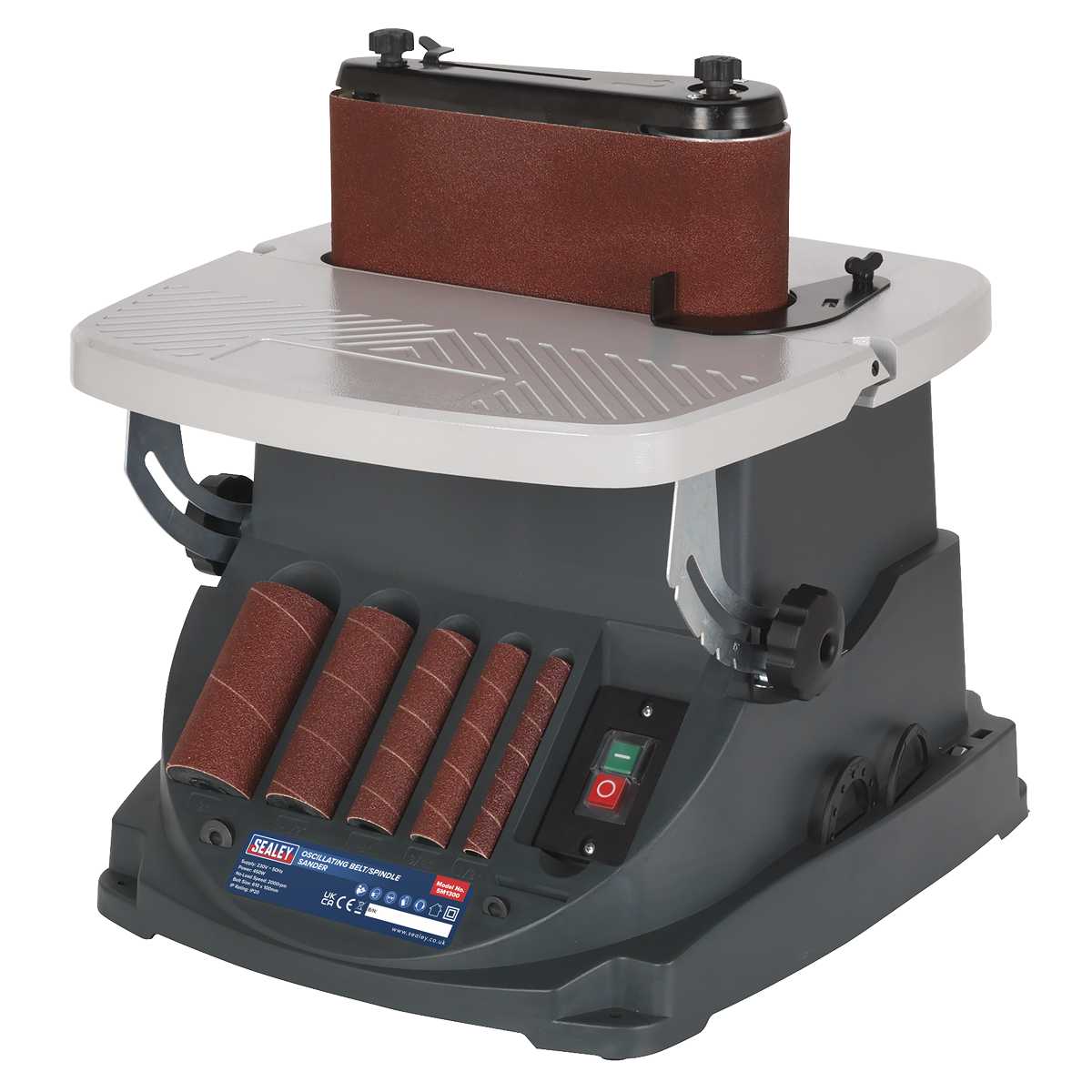 Oscillating Belt & Spindle/Bobbin Sander 450W/230V SM1300