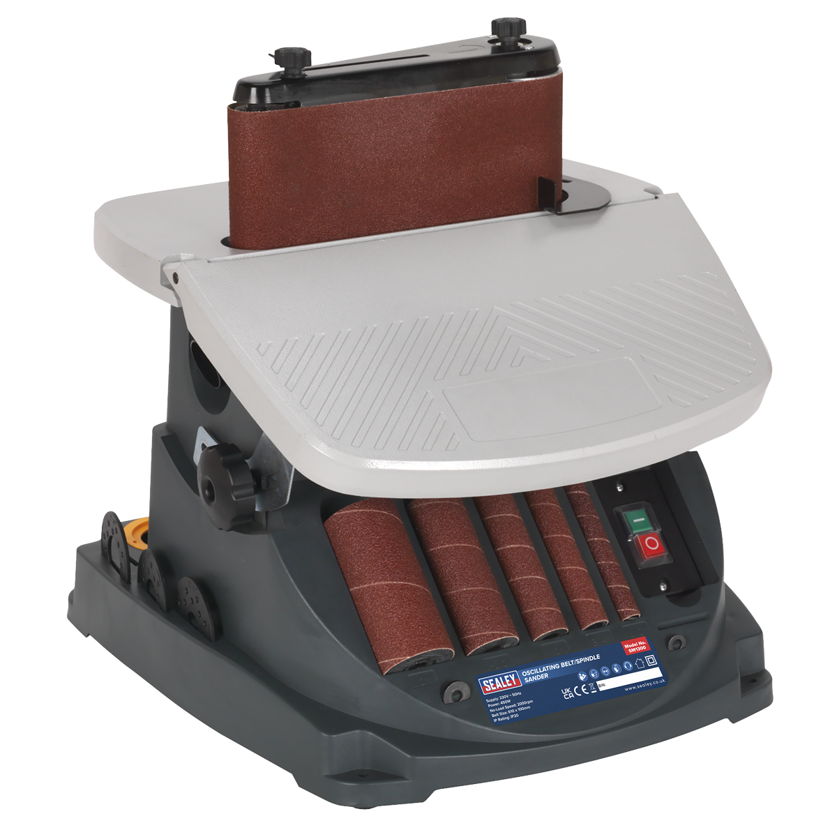 Oscillating Belt & Spindle/Bobbin Sander 450W/230V SM1300