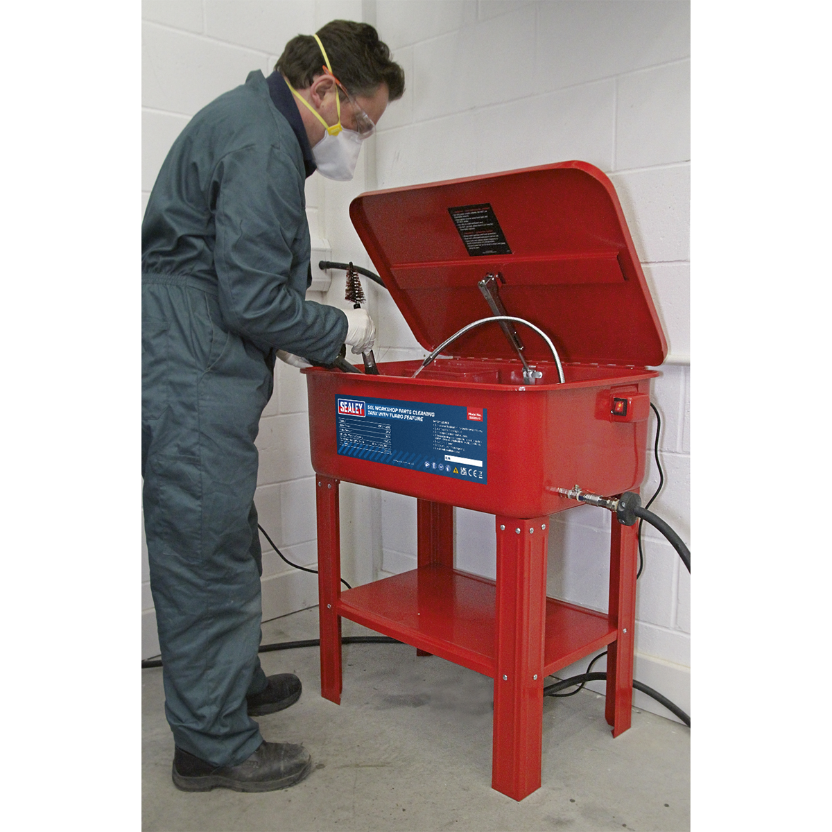Workshop Parts Washer with Turbo Feature 50L SM20
