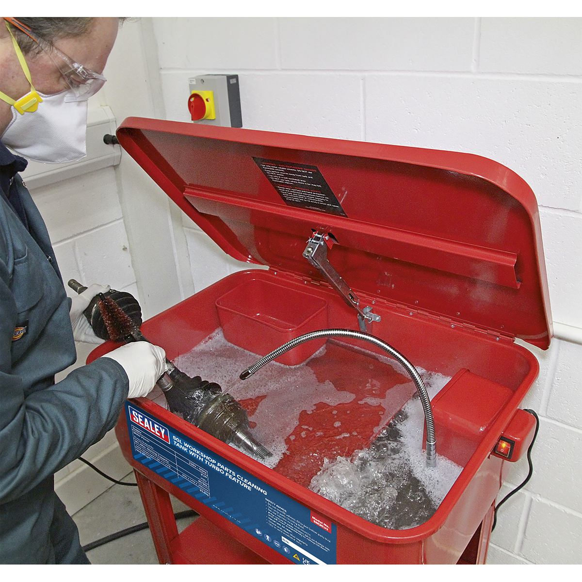 Workshop Parts Washer with Turbo Feature 50L SM20