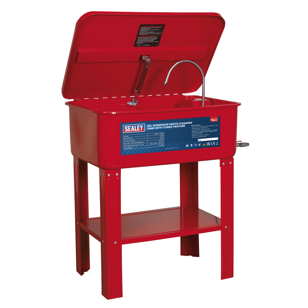 Workshop Parts Washer with Turbo Feature 50L SM20