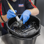 Portable Parts Washer Bucket with Brush 14L SM220