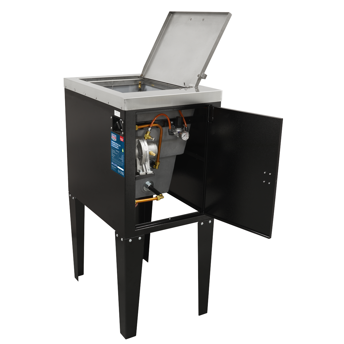 Spray Gun Cleaning Tank 2 Gun Capacity SM23P