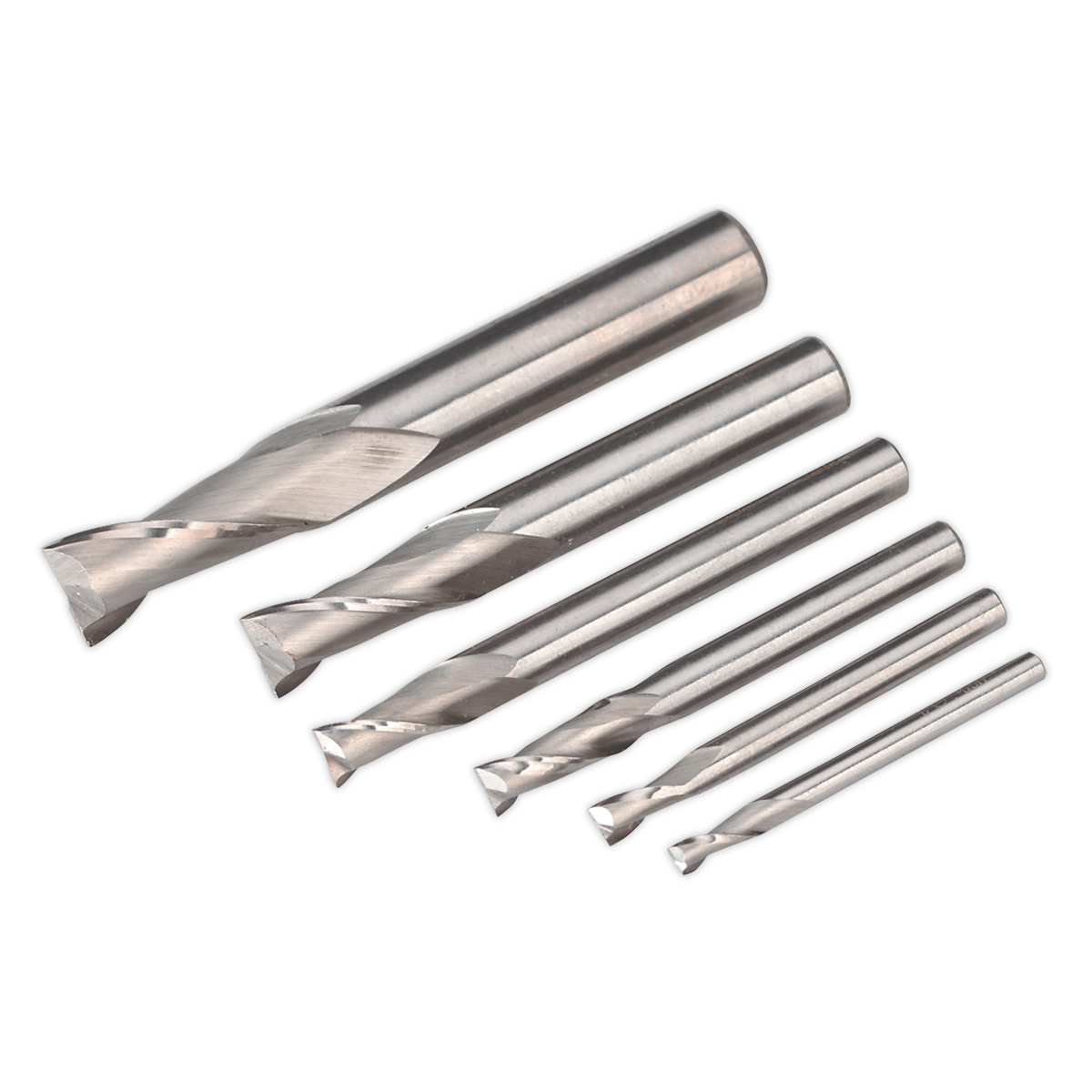 HSS End Mill Set MT2 3-10mm SM2503EMSET