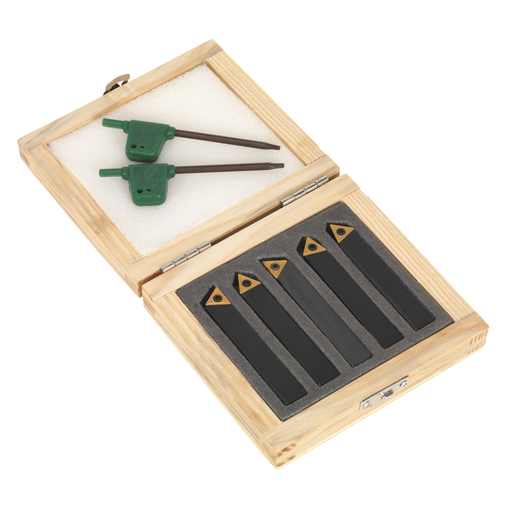 Indexable Lathe Turning Tool Set 10mm 5pc SM3025CS1