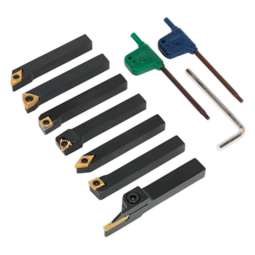 Indexable Lathe Turning Tool Set 10mm 7pc SM3025CS6
