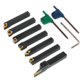 Indexable Lathe Turning Tool Set 10mm 7pc SM3025CS6