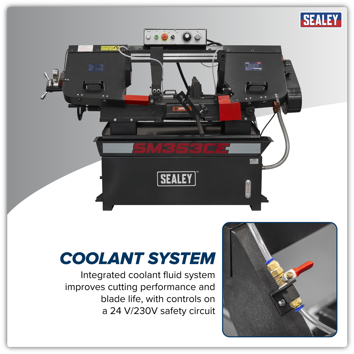 Horizontal Bandsaw with Hydraulic Arm 400mm SM353CE