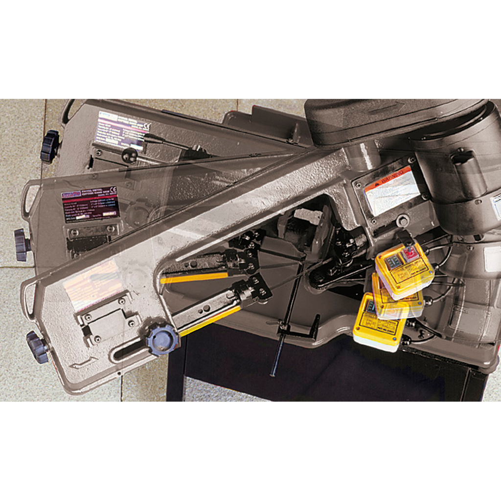 Metal Cutting Bandsaw with Mitre & Quick Lock Vice 150mm 230V SM65