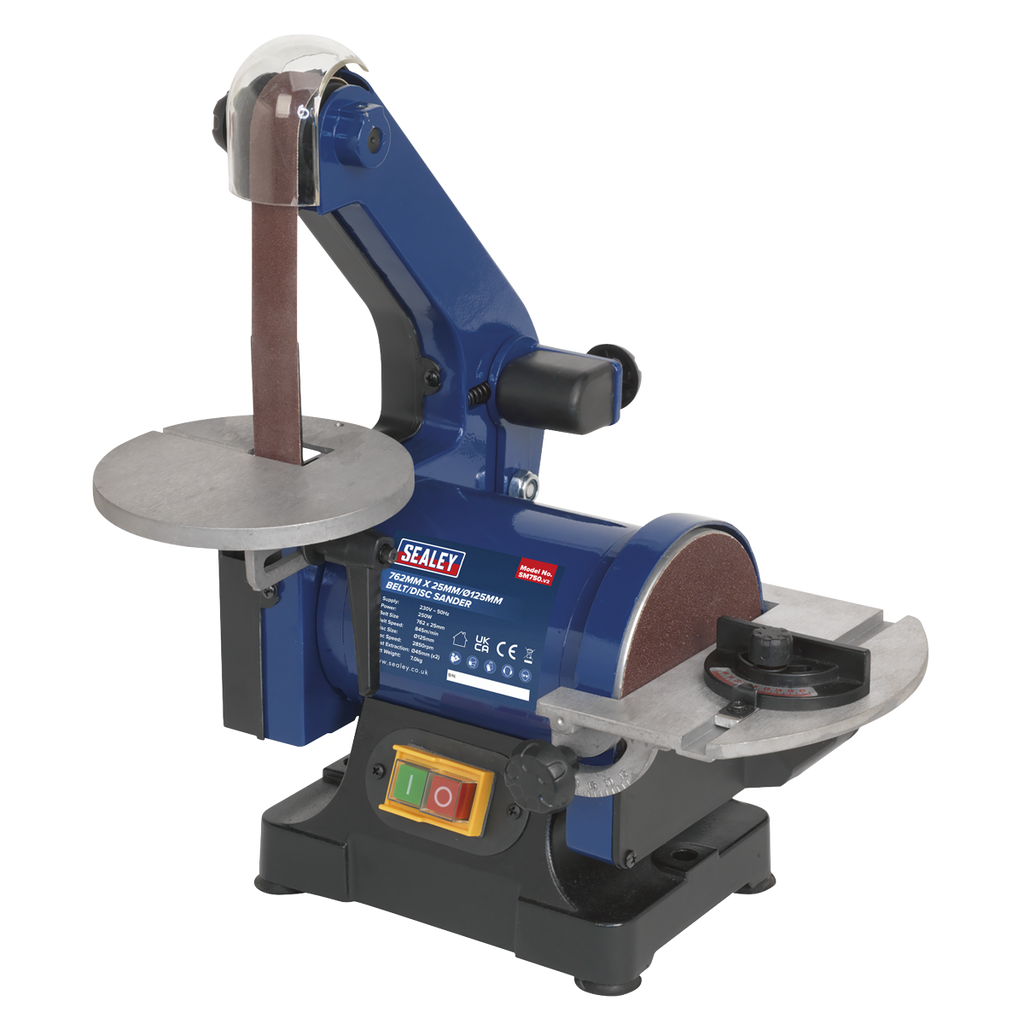 762 x 25mm Belt/125mm Disc Sander 250W/230V SM750