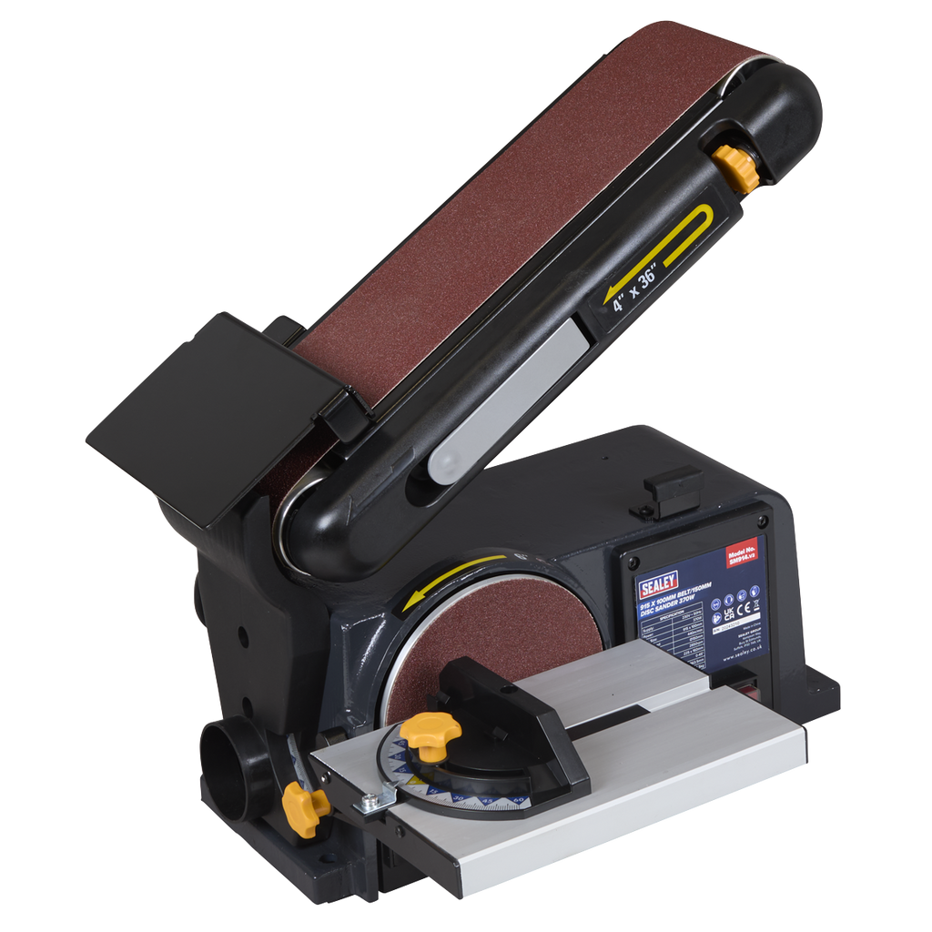 915 x 100mm Belt/150mm Disc Sander 370W/230V SM914