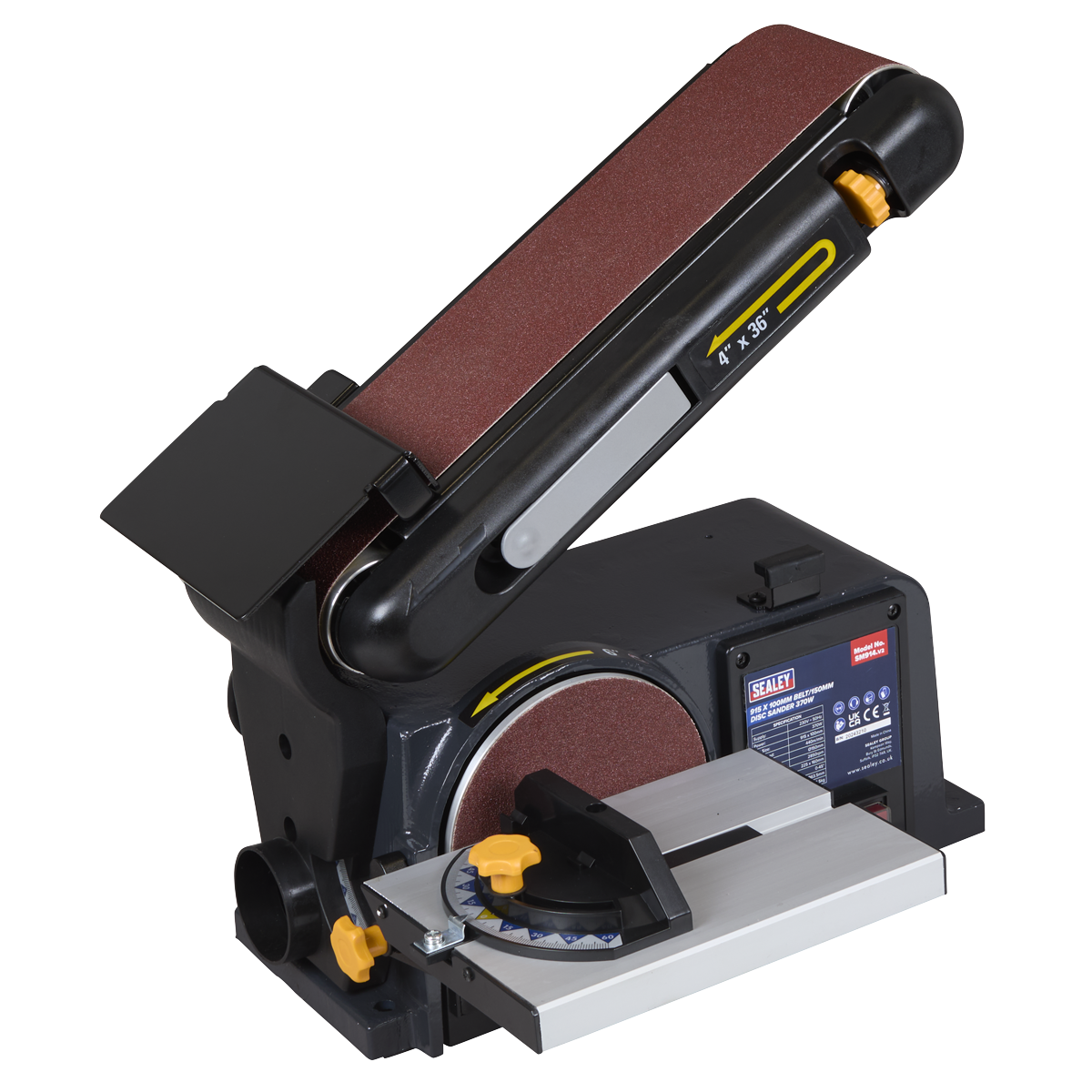 915 x 100mm Belt/150mm Disc Sander 370W/230V SM914