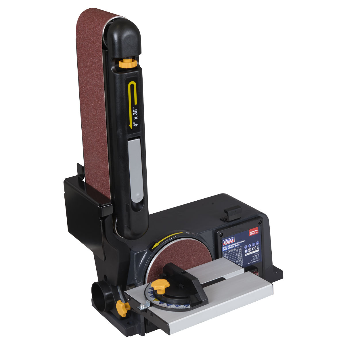 915 x 100mm Belt/150mm Disc Sander 370W/230V SM914