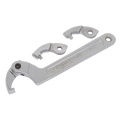 Adjustable C-Spanner Hook & Pin Wrench Set 32-76mm 4pc SMC2M