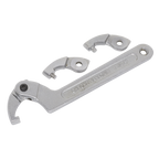 Adjustable C-Spanner Hook & Pin Wrench Set 32-76mm 4pc SMC2M