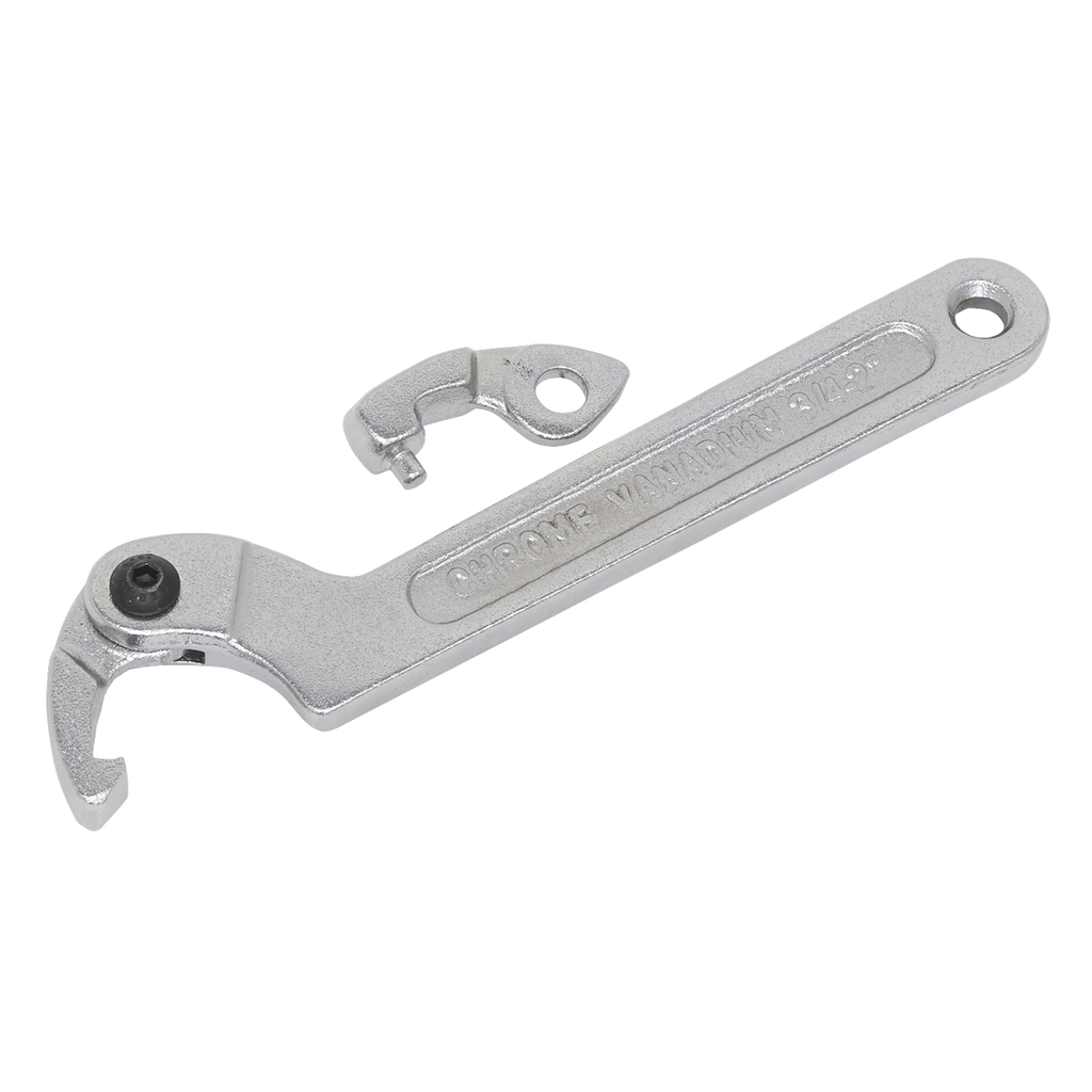 Adjustable C-Spanner Hook & Pin Wrench Set 19-51mm 3pc SMC2S