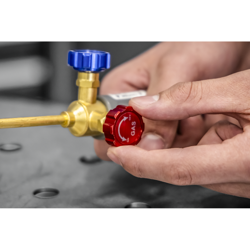 MAPP Gas & Oxygen Brazing Kit with 400g MAPP Cylinder & 950ml Oxygen Cylinder SMGKIT02