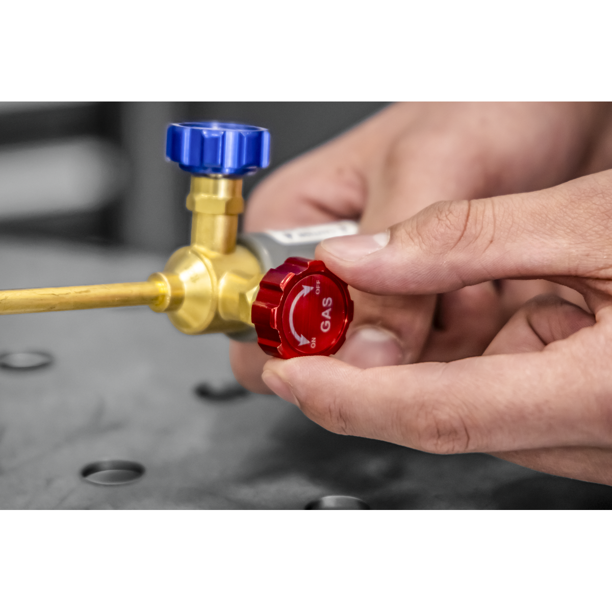 MAPP Gas & Oxygen Brazing Kit with 400g MAPP Cylinder & 950ml Oxygen Cylinder SMGKIT02