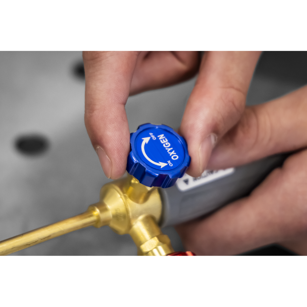 MAPP Gas & Oxygen Brazing Kit with 400g MAPP Cylinder & 950ml Oxygen Cylinder SMGKIT02