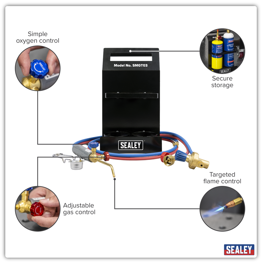 MAPP Gas & Oxygen Brazing Kit SMGT03