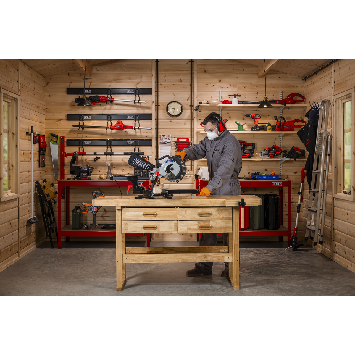 Sliding Compound Mitre Saw 216mm SMS216