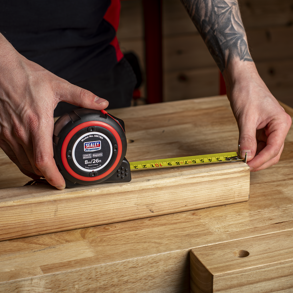 Heavy-Duty Tape Measure 8m(26ft) SMT8H