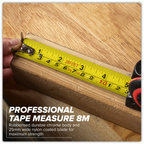 Heavy-Duty Tape Measure 8m(26ft) SMT8H