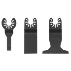 Multi-Tool Universal Cutting Blade Set 3pc SMTC3