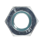 Zinc Plated Steel Nut M10, DIN 934 - Pack of 100 SN10